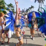 Women dancing during Cayman Carnival